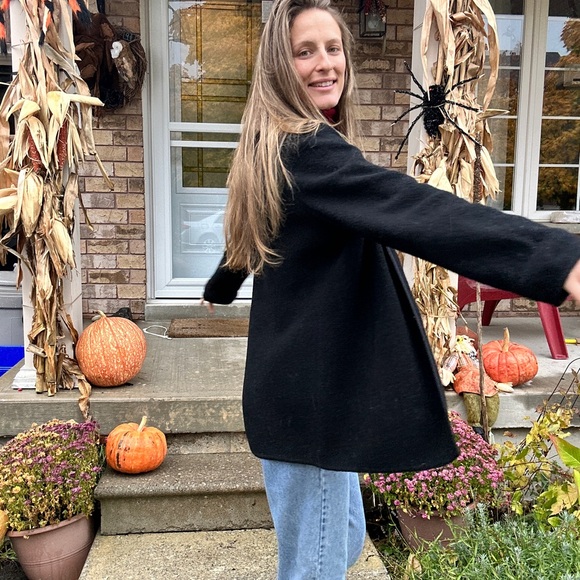 Lands’ End Wool Coat - Picture 3 of 6